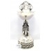 Oil Lamp Diya 925 Sterling Silver Temple Pooja Prayer Elephant Goddess lakshmi W